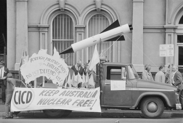‘May Day march, 1974; CICD float’, John Ellis collection, 1999.0081.00322