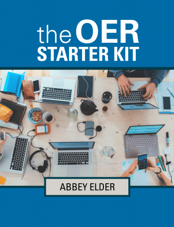 Cover of The OER Starter Kit by Abbey Elder.