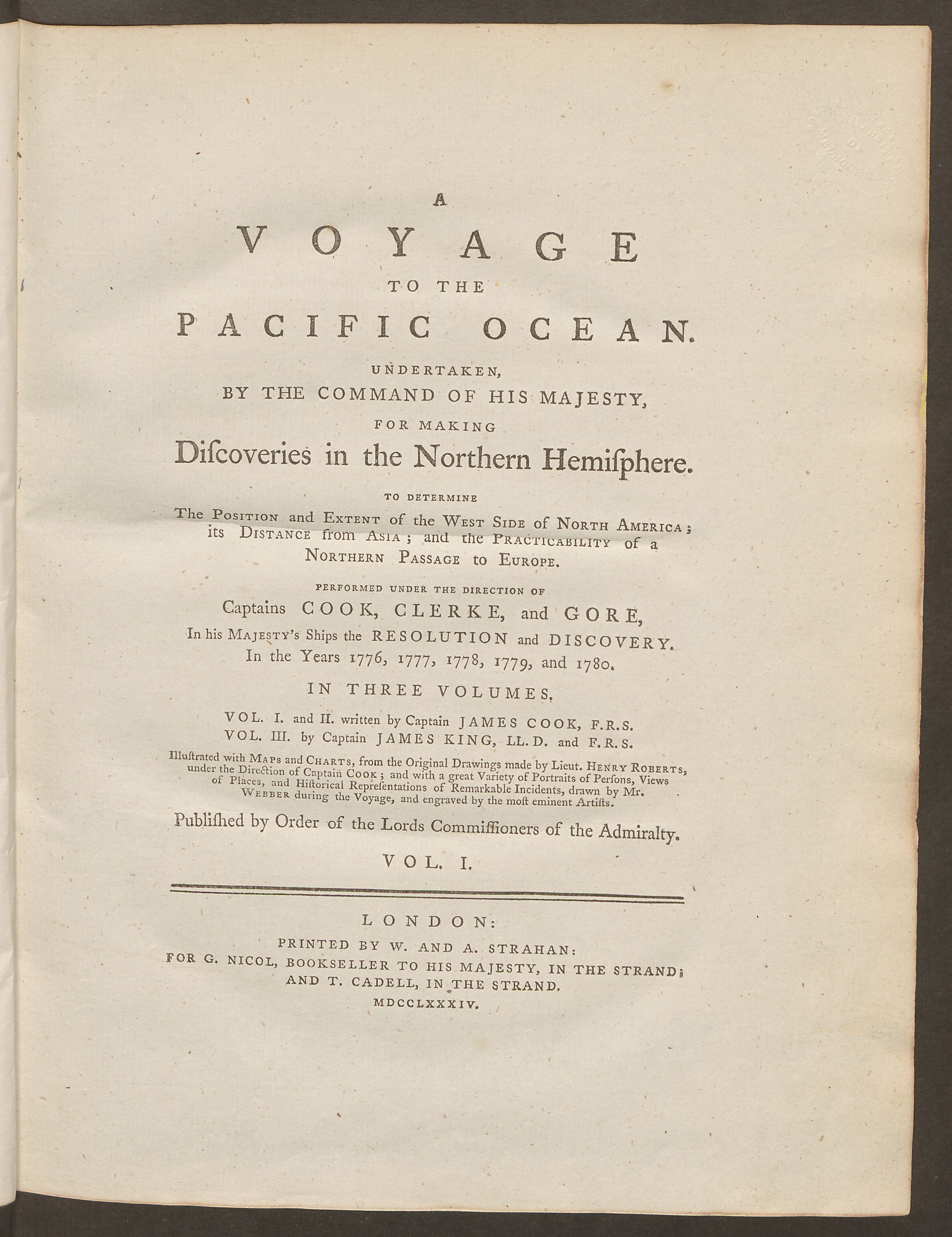 A voyage to the Pacific Ocean