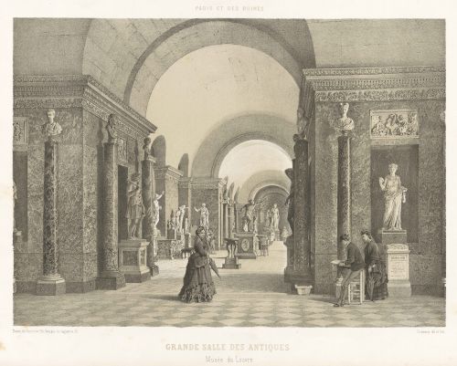 Great Hall of Antiques &ndash; Louvre Museum.