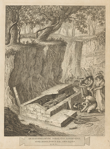 A tomb at Nola (Archaeophilorum Sodalitio Londinensi GVGL Hamiltonvs Bal Ord DDD)