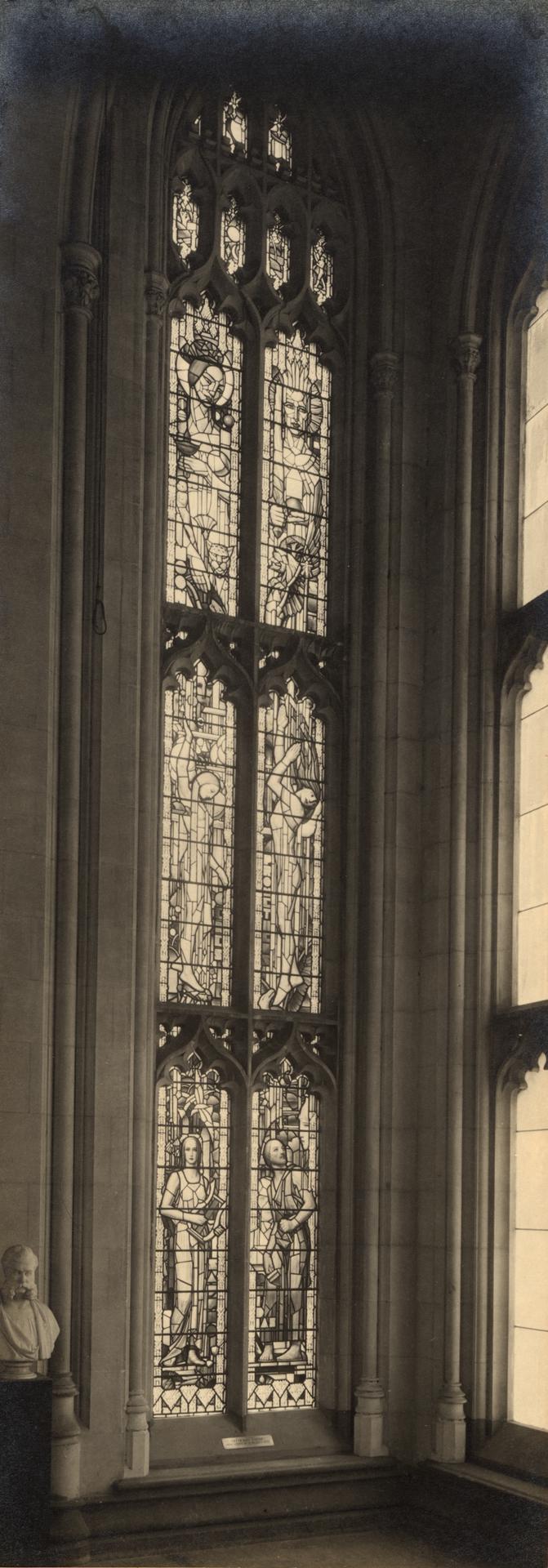 Leckie window, Old Wilson Hall, c1935