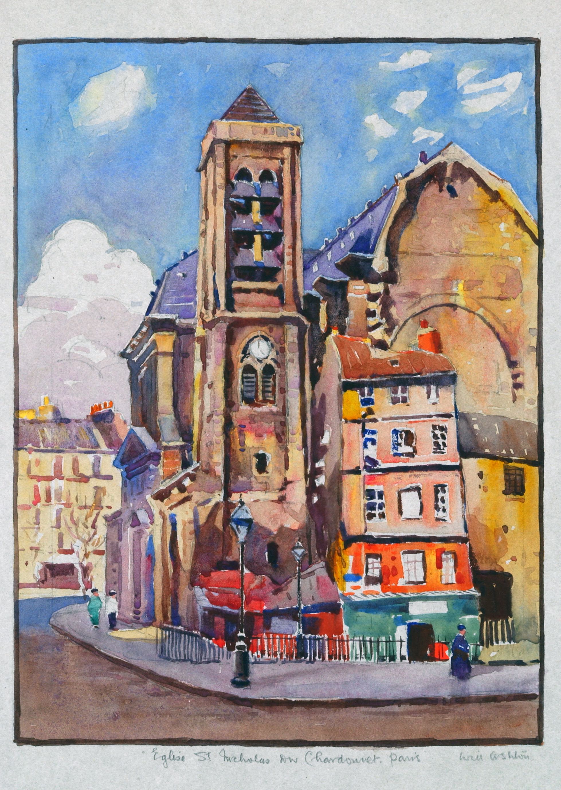UniM Bail Music  RB  EOLA VISI <br> Will Ashton, artist ; Louise Hanson-Dyer, owner <br> Eglise St Nicolas du Chardonnet, Paris  <br> Paris , [1926 or 1927?] <br> Editions de l'Oiseau-Lyre archive