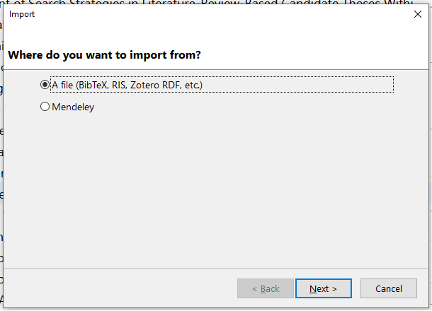 where do you want to import from