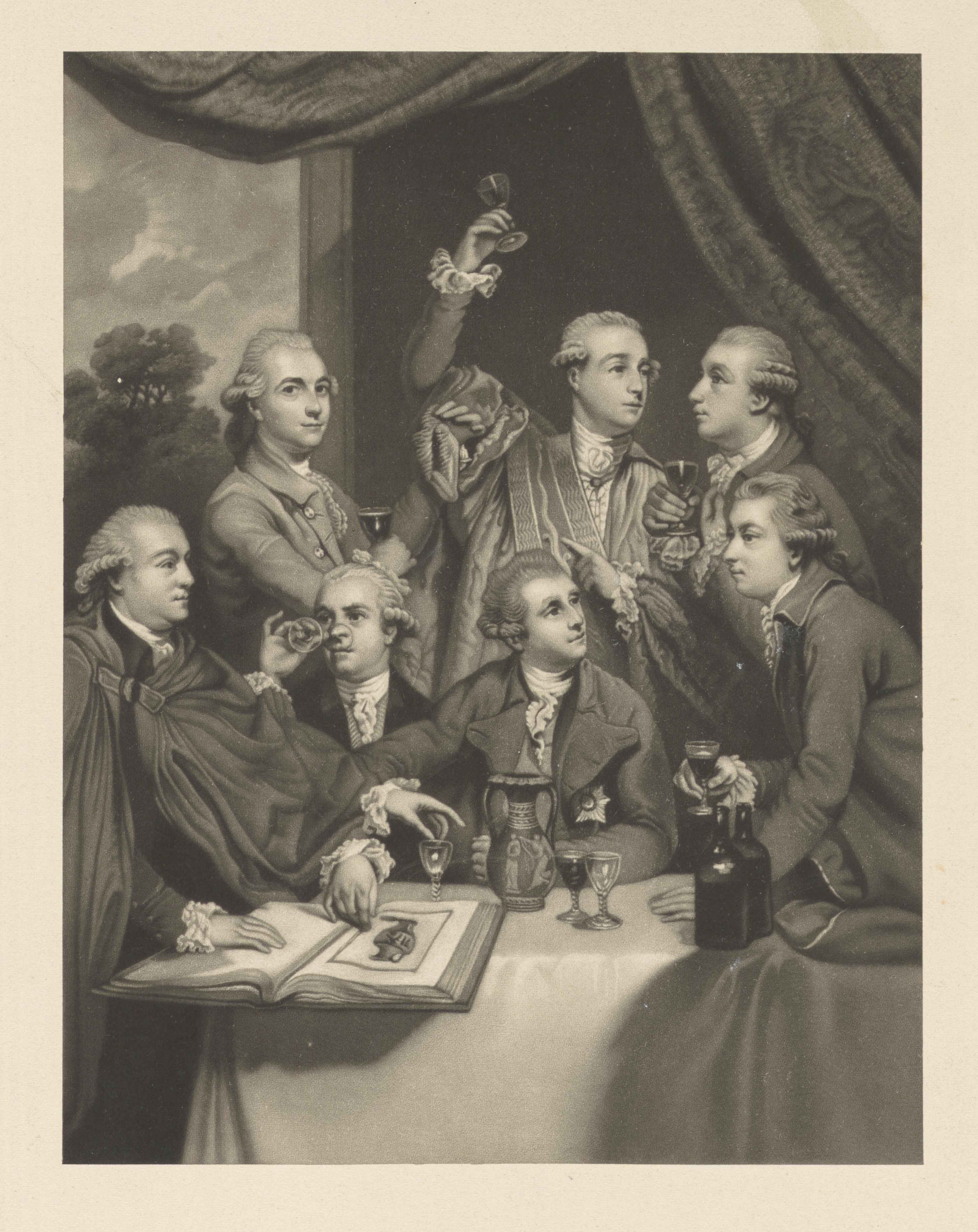 (Members of the Society of Dilettanti)