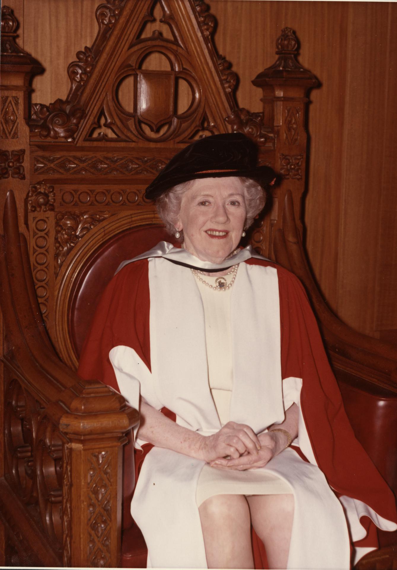 Dame Hilda Stevenson, 1973