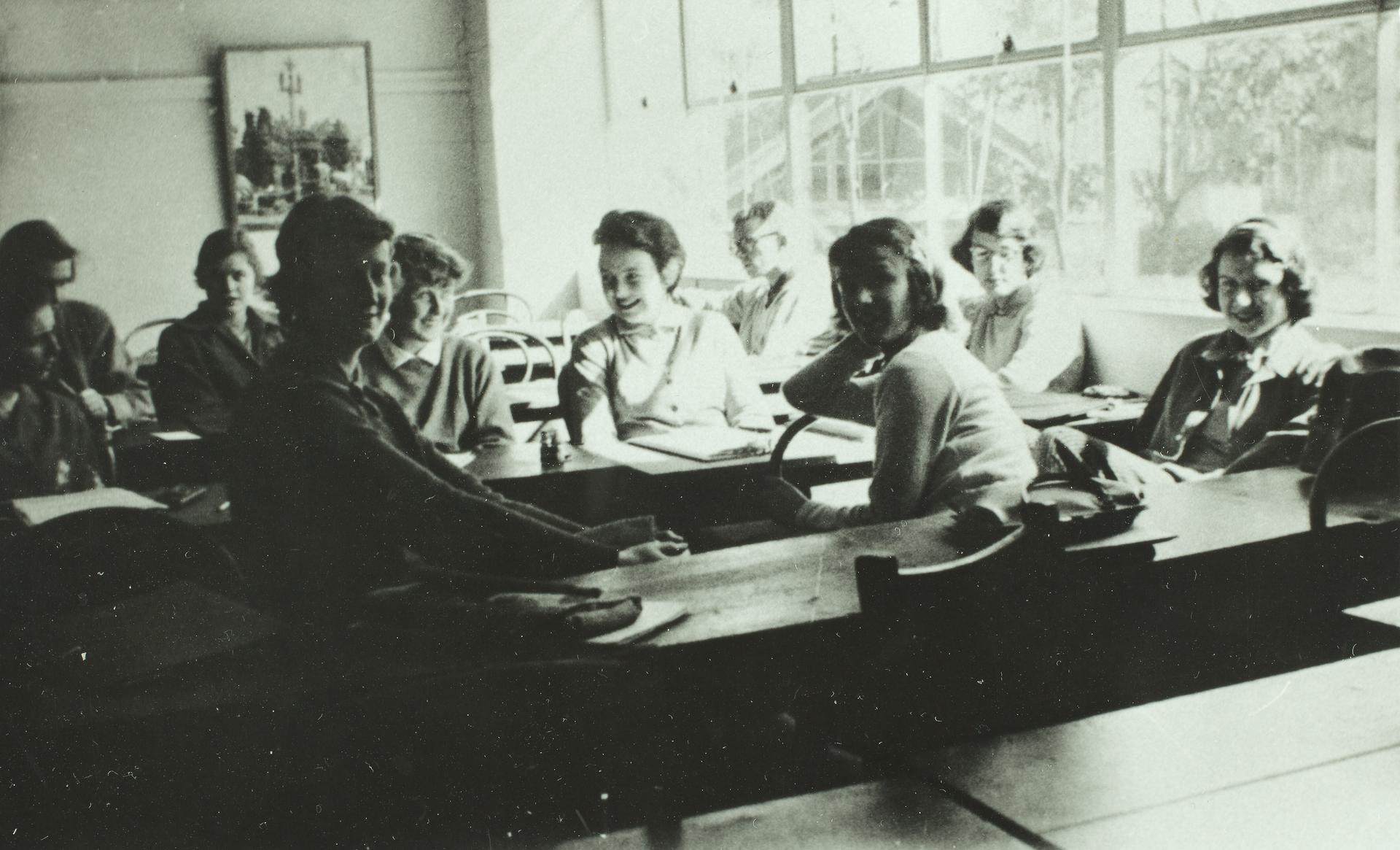 Social Work students, 1958