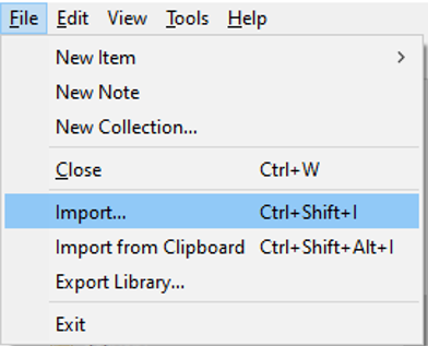 go to file import