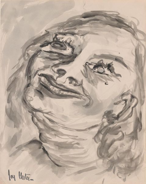 Joy Hester, Untitled –The face of a woman. NGV Collection