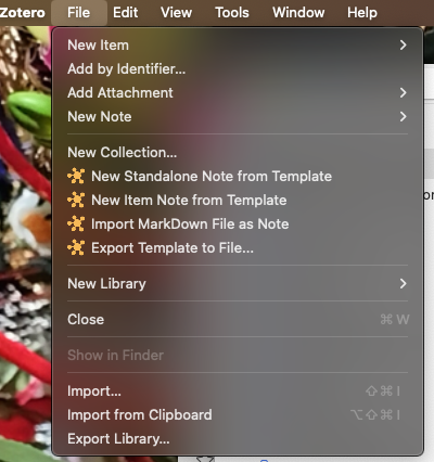 Export entire library