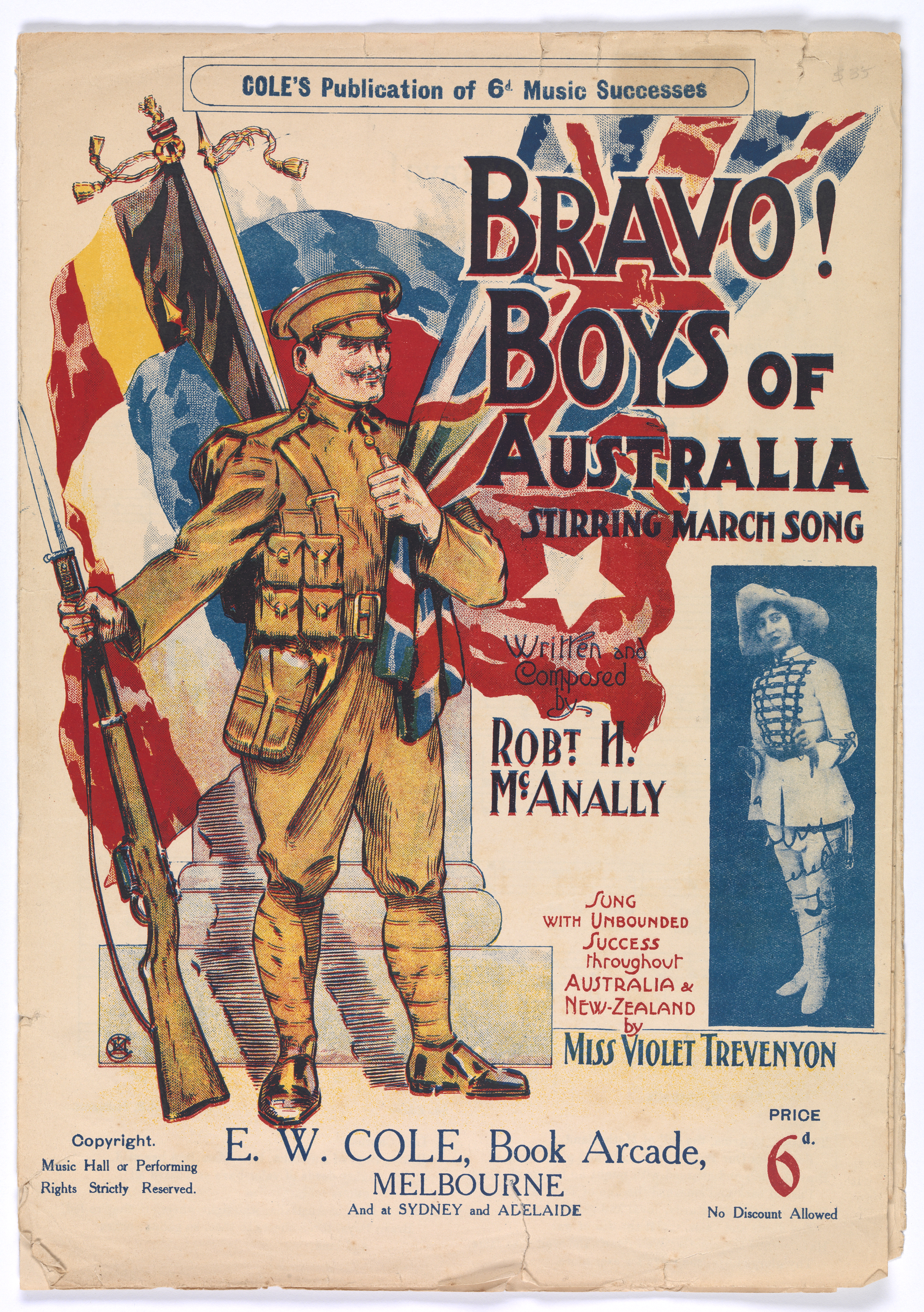 Bravo! Boys of Australia: Stirring march song