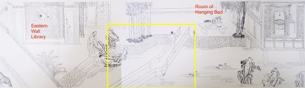 the part of the ‘Room of Hanging Bed’ on the other side; Please notice the bridge in both parts