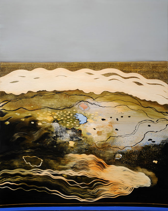 Philip Hunter, Geosphere no. 4, 2015, oil on linen, 153 x 122.5 cm