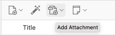 add attachment icon