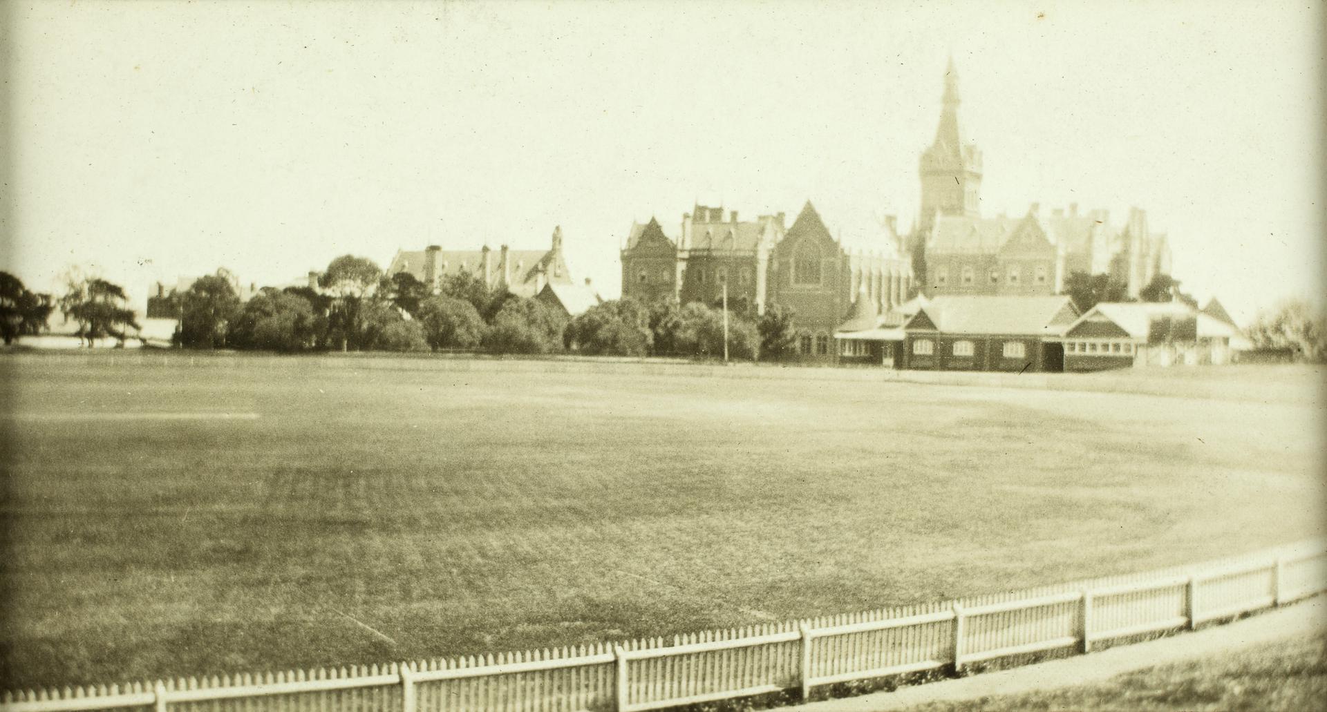 University oval in the 1920s