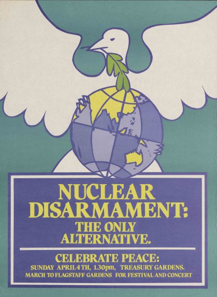 2010.0009.00055 ‘Nuclear Disarmament the only alternative’ undated, Posters compiled by Campaign for International Co-operation and Disarmament, 2010.0009.00055 