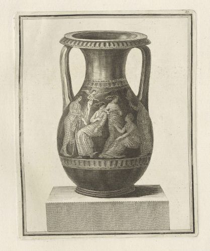 (An Attic pelike with Demeter, Eros and attendants)