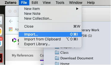 select import