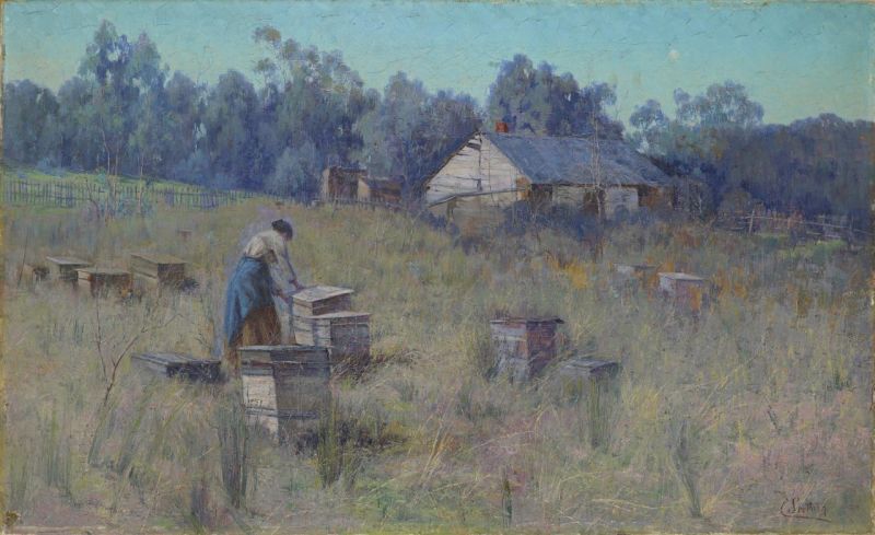 Clara Southern, An old bee farm, 1900. NGV Collection
